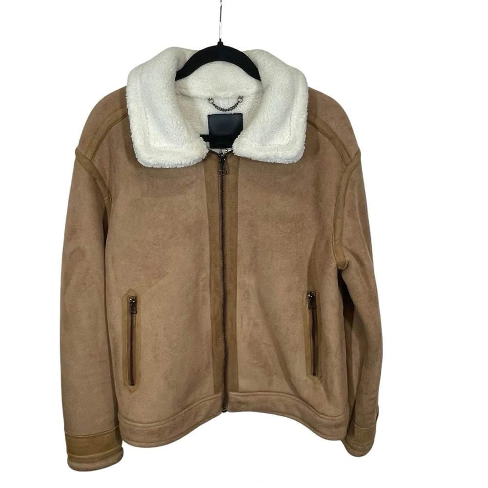 Blank Nyc Snowed In Faux Fur Lined Jacket Menâs Small